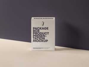 Free Single Box Packaging Mockup