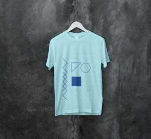 Free Single Hanging T-shirt Mockup PSD