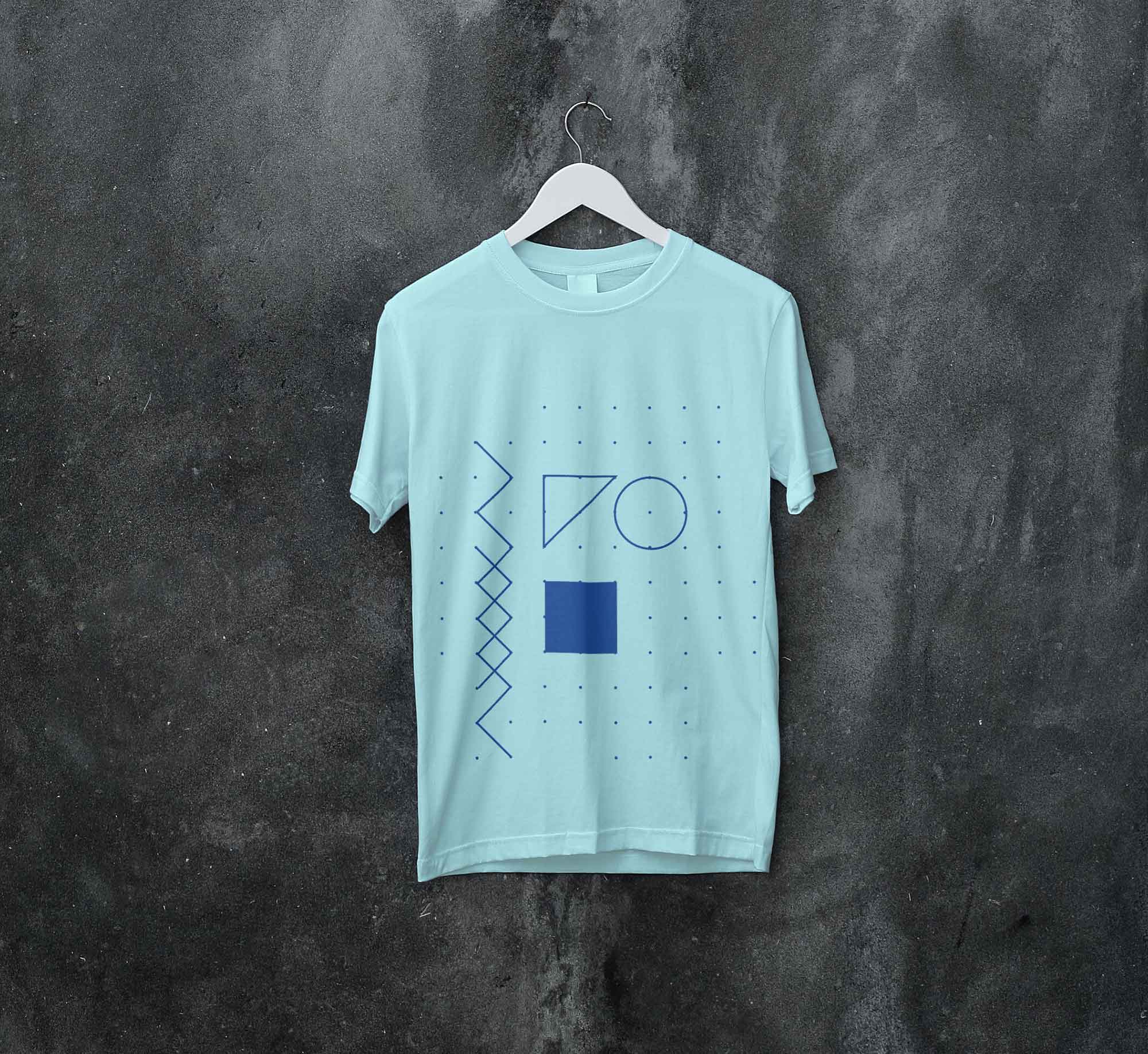 Free Single Hanging T-shirt Mockup PSD