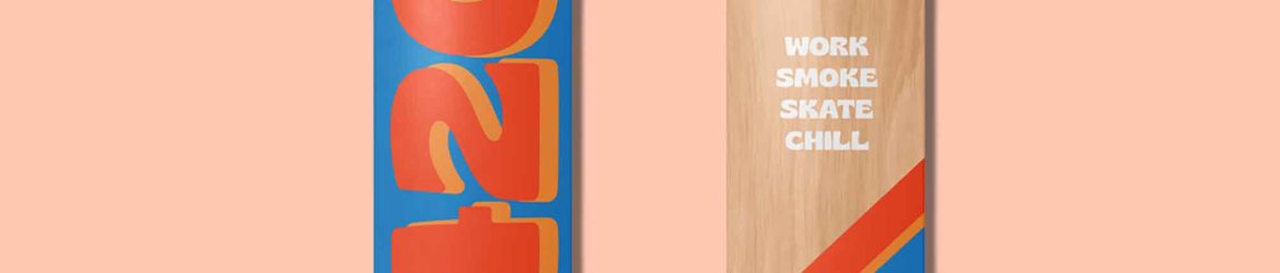 Free Skateboard Mockup PSD