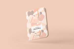 Free Sleek Rounded Corner Notebook Mockup