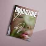 Free Sleeve Covered Magazine Mockup PSD
