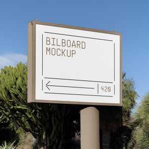 Free Small Billboard Mockup
