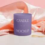 Free Small Candle Mockup