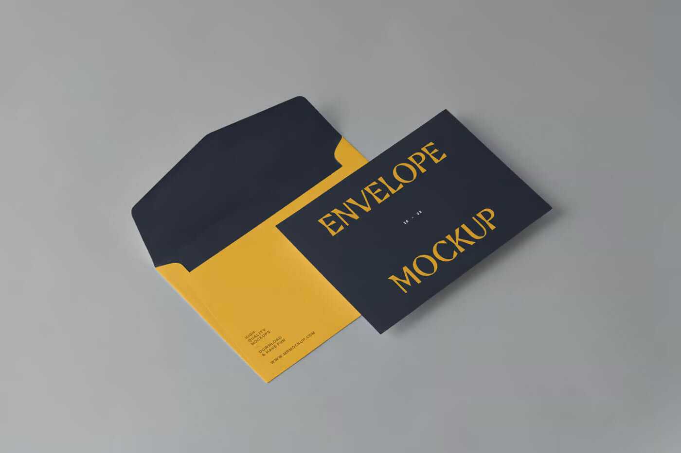 Free Small Envelope Mockup and Card Mockup PSD