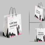 Free Small Paper Gift Bag Mockup PSD Set - Free PSD Download Free Small Paper Gift Bag Mockup PSD Set
