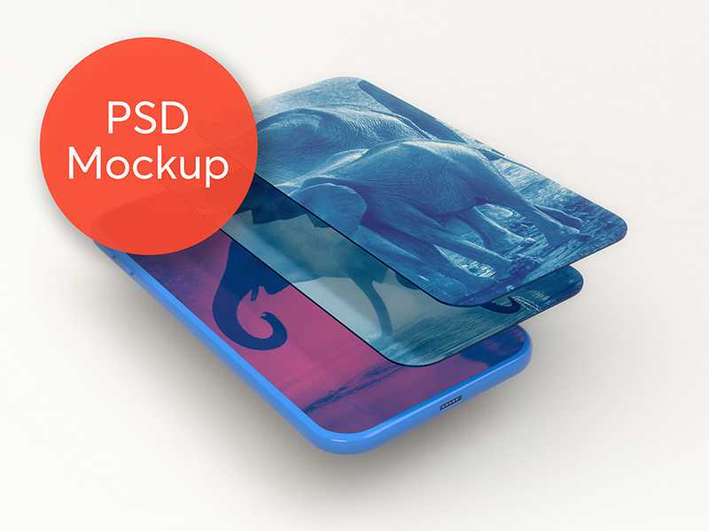 Free Smartphone Multiscreen Perspective Free Mockup