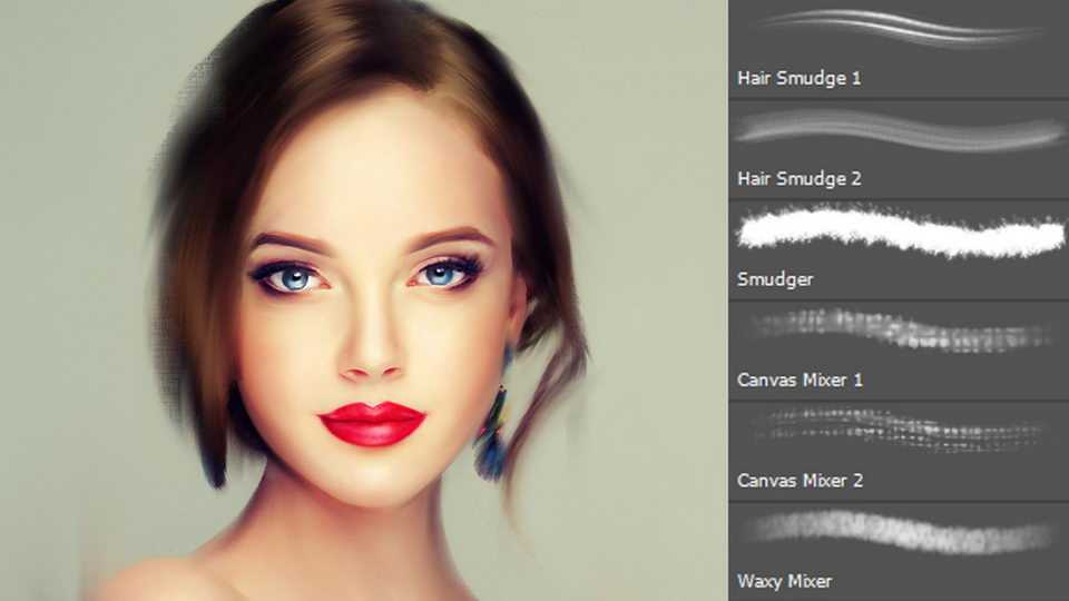 Free Smudge and Blend Brushes Photoshop