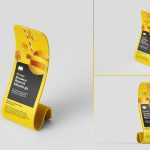Free Snake Display Stand Mockup PSD Set