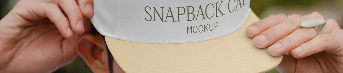 Free Snapback Cap Mockup PSD