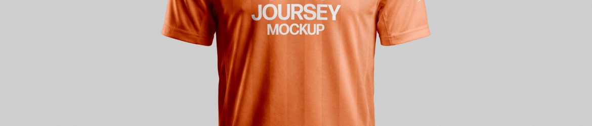 Free Soccer Jersey Mockup Front View Realistic