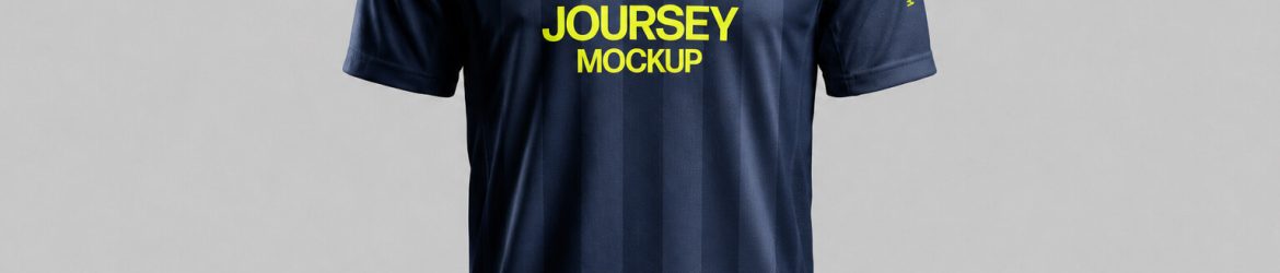 Free Soccer Jersey Mockup PSD 2026 — Front View