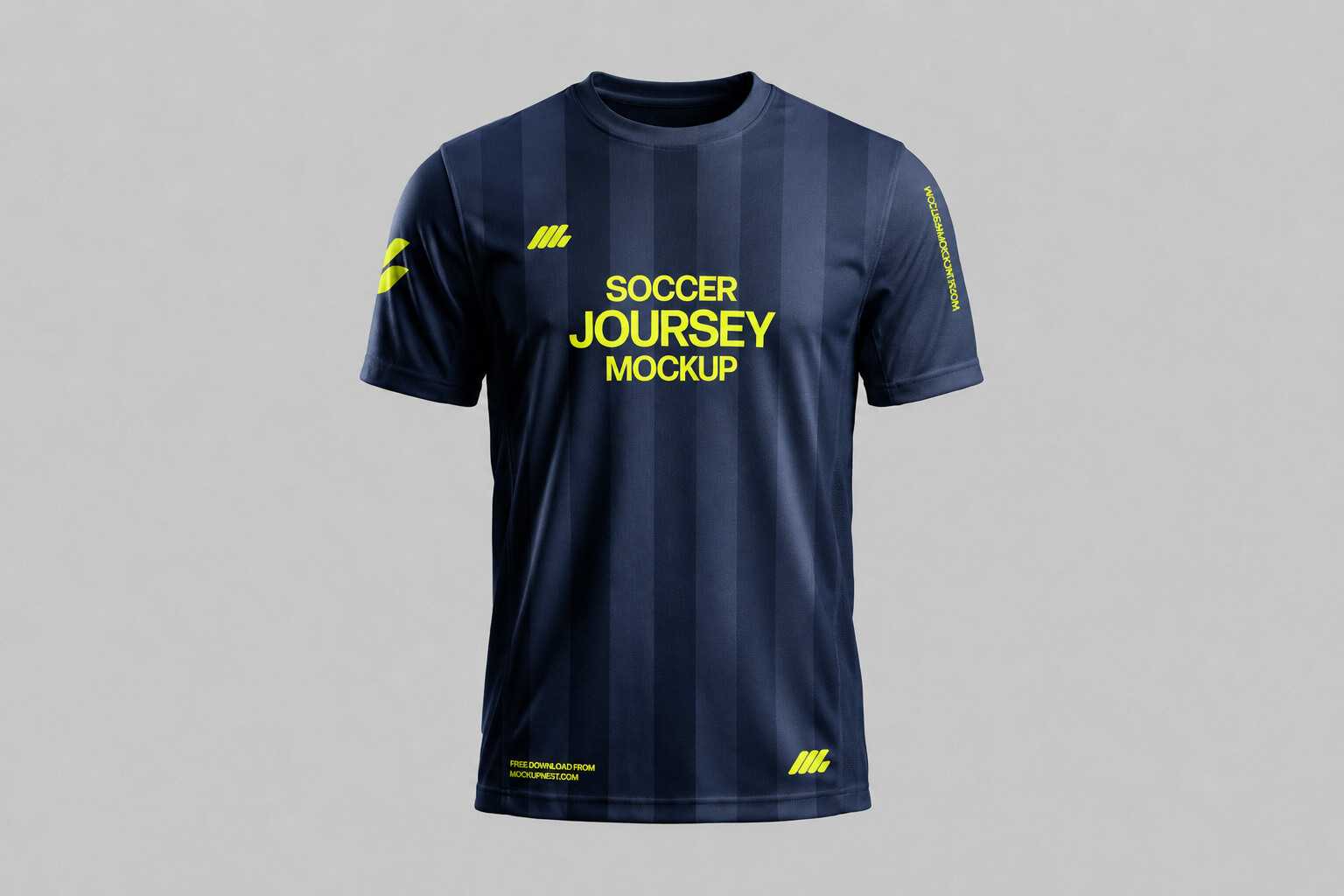 Free Soccer Jersey Mockup PSD 2026 — Front View