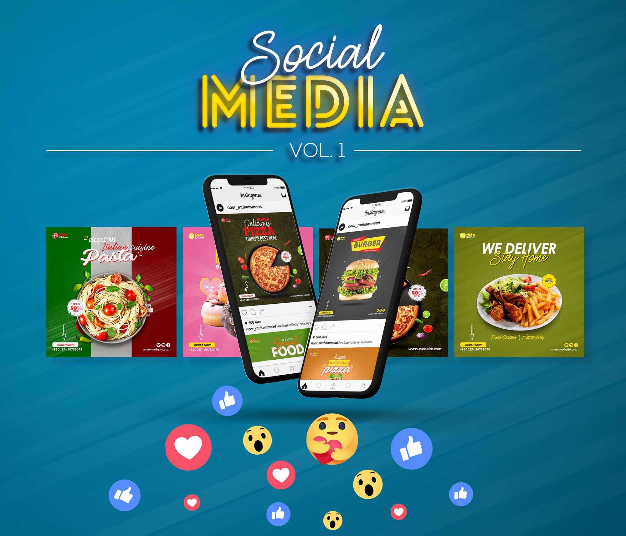 Free Social Media Banner Post Mockup PSD - Free Photoshop PsFiles