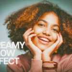 Free Soft Dream Glow Photo Effect PSD