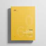 Free Softcover Book Cover Mockup From Top