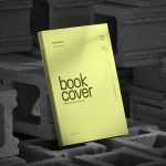 Free Softcover Book Mockup On Brick