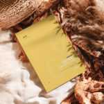 Free Softcover Book Mockup with Rustic Decor and Shadows