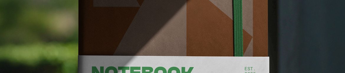 Free Softcover Notebook PSD Mockup