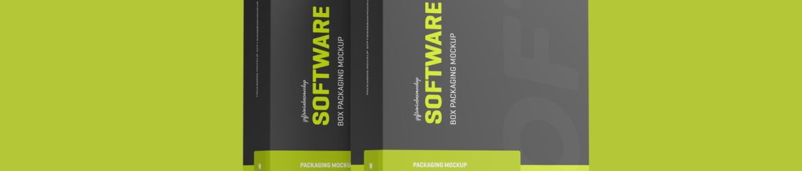 Free Software Box Mockup