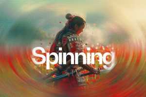 Free Spinning Blur Photo Effect PSD - Best PsFiles