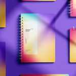 Free Spiral Notebook Mockup Set