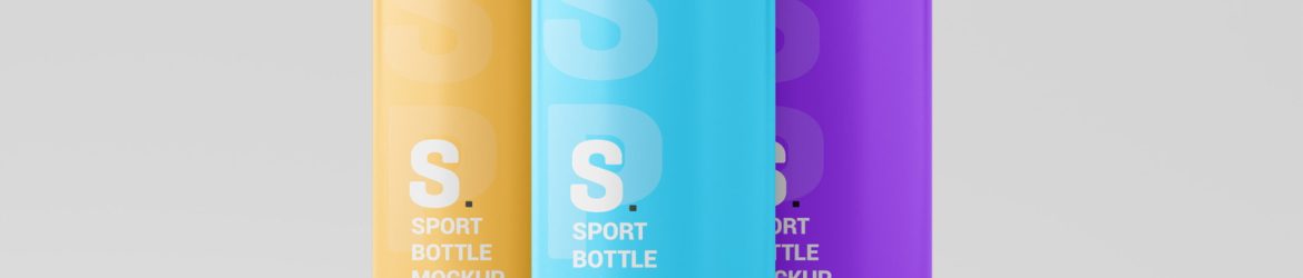 Free Sport Bottle Mockup