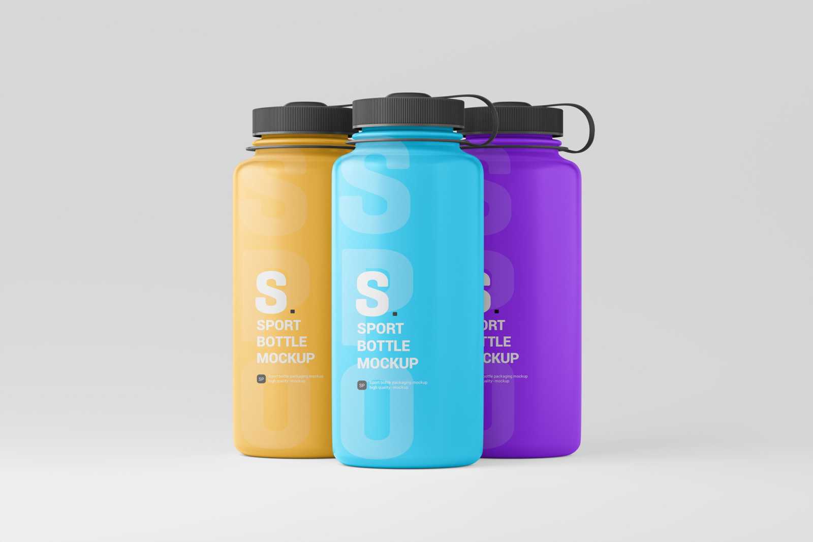 Free Sport Bottle Mockup