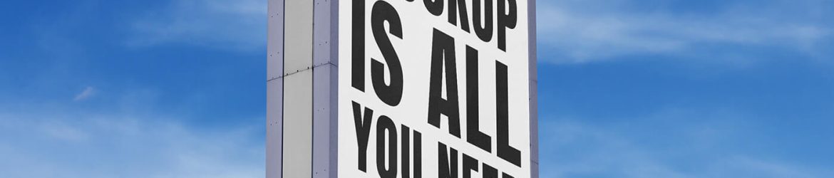 Free Square Billboard Mockup PSD