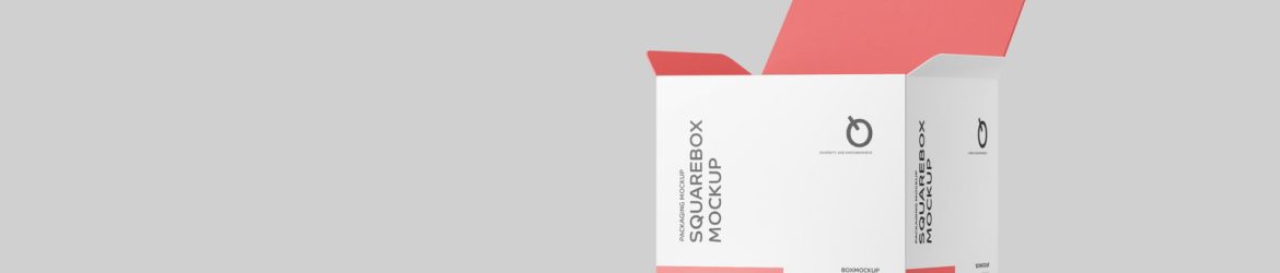 Free Square Box Mockup