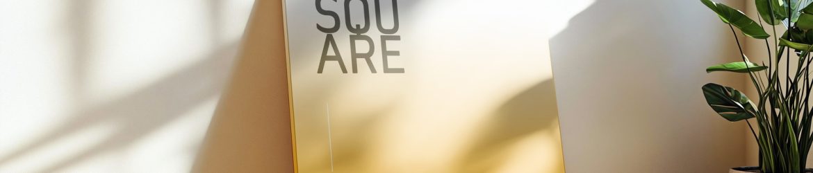 Free Square Canvas Mockup