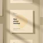 Free Square Flyer Mockup
