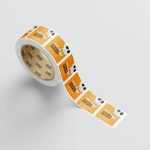 Free Square Label Sticker Roll Mockups 5 PSD set - Free PSD Download Free Square Label Sticker Roll Mockups 5 PSD set
