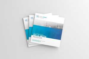Free Square Magazine Mockup