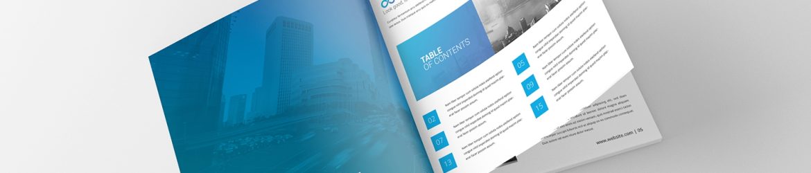 Free Square Magazine PSD Mockup