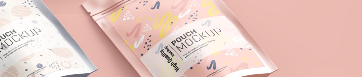 Free Stand Up Pouch Mockup