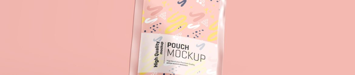 Free Stand Up Pouch PSD Mockup