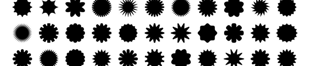 Free Starburst Shapes Photoshop Download – Promo Labels, Price Stickers & Sunburst Badges (.CHS File)