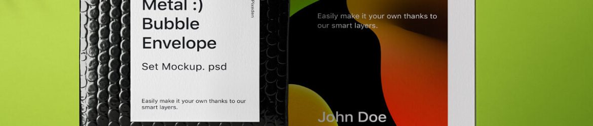Free Stationary Bubble Envelope Mockup PSD Free Stationary Bubble Envelope Mockup PSD