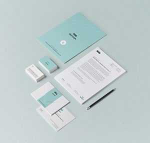 Free Stationery Branding Mock-Up PSD