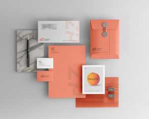 Free Stationery Mockup for Branding PSD