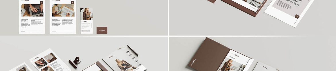Free Stationery with Folder Mockups for Branding Project Free Stationery with Folder Mockups for Branding Project