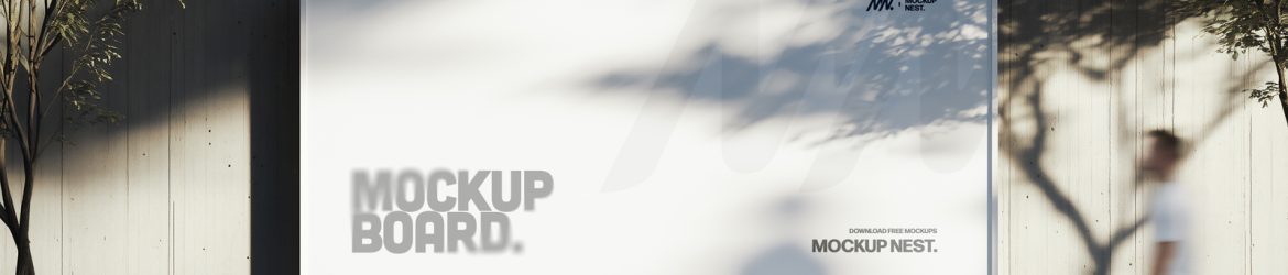 Free Street Billboard Mockup