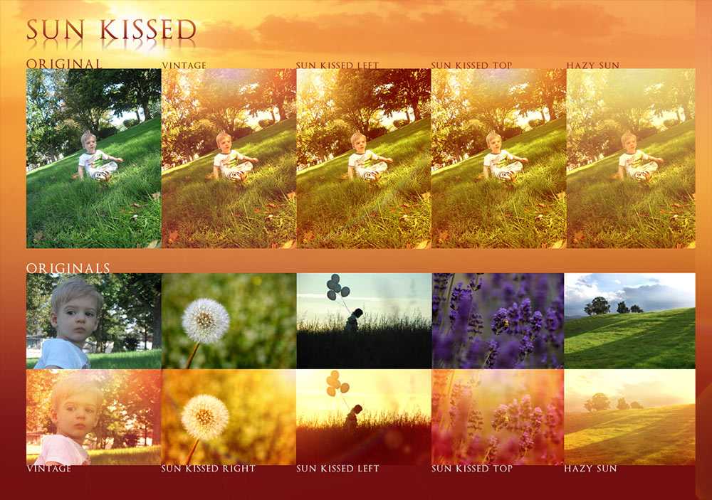 Free Sun Light Photo Effect Photoshop Action