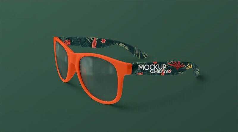 Free Sunglasses Mockup PSD