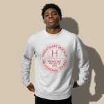 Free Sweatshirt on Men Mockup