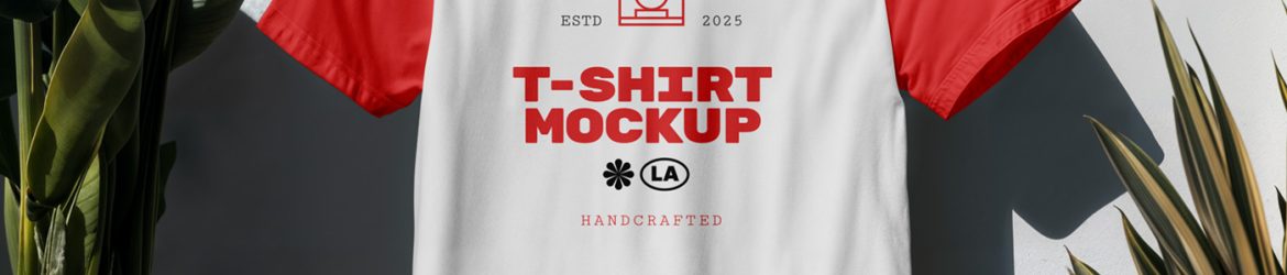 Free T-Shirt Hanging on Hanger Mockup