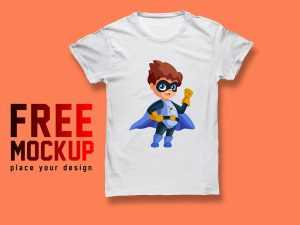 Free T-shirt Mockup For Men