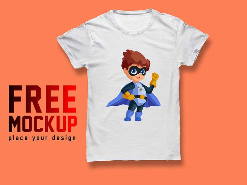 Free T-shirt Mockup For Men