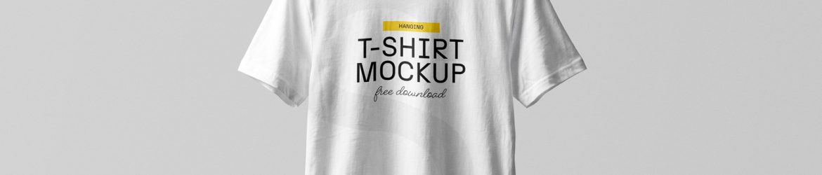 Free-T-Shirt Mockup On Hanger